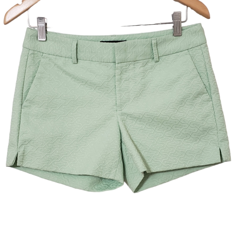 Banana Republic Women's Jacquard Mint Green Short Size 0